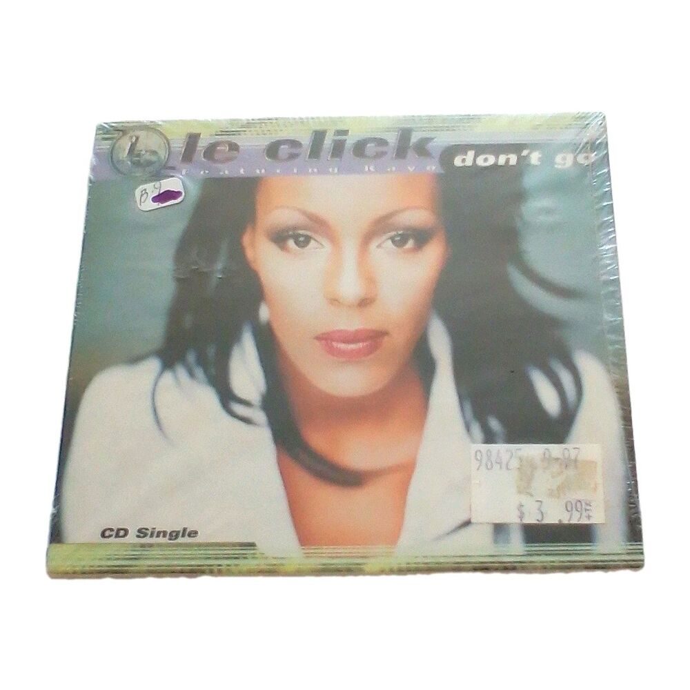 LE CLICK DONT GO CD SINGLE FEATURING KAYO BRAND NEW SEALED 90S EURODANCE POP CDS